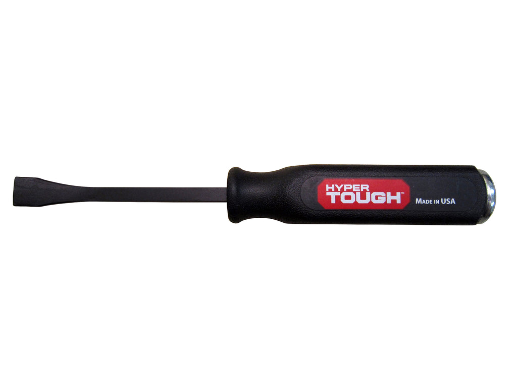 Hyper Tough Handled Steel Pry Bar Set with Metal Striking Caps, 3 Pieces