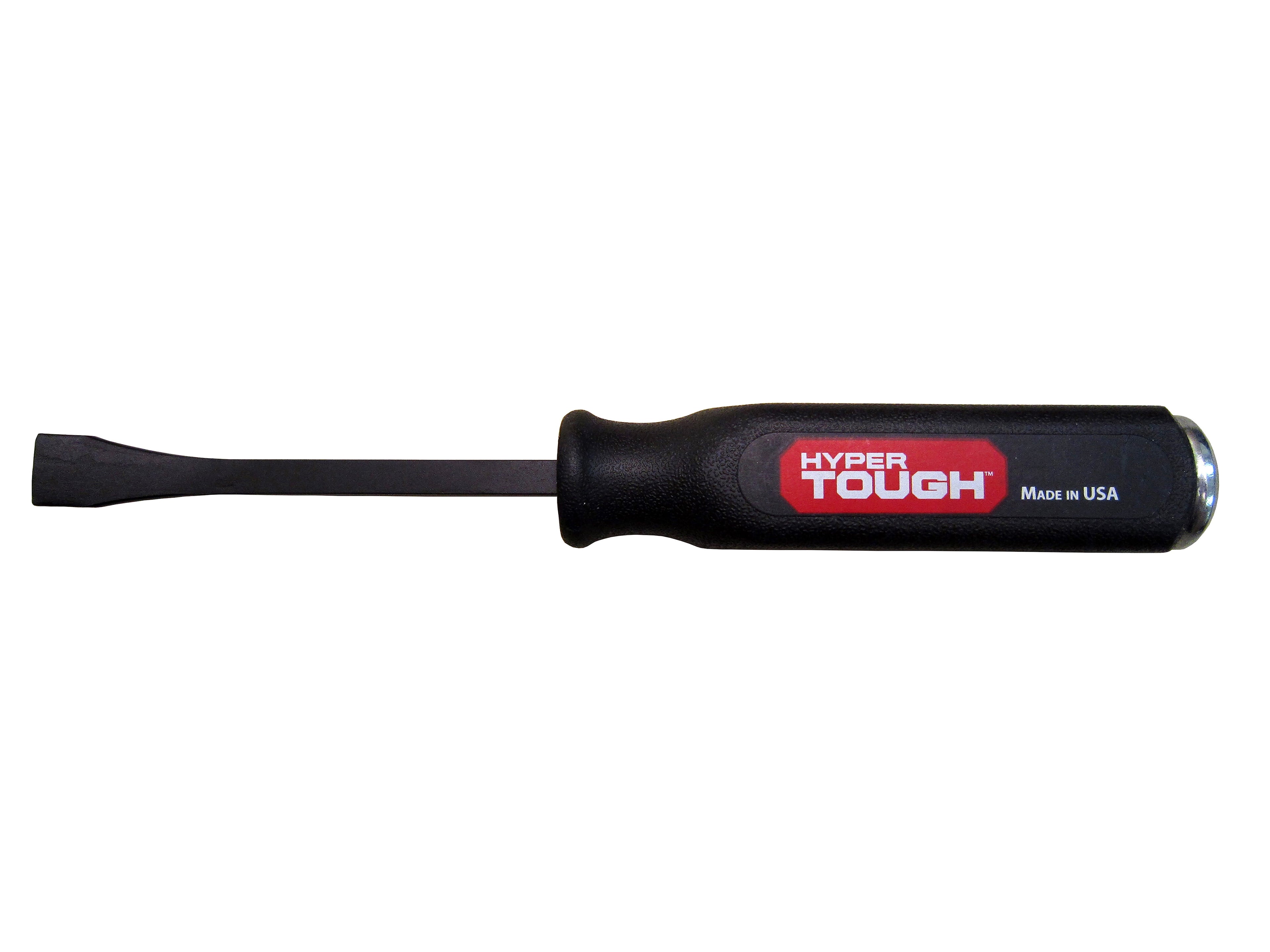 Hyper Tough Handled Steel Pry Bar Set with Metal Striking Caps, 3 Pieces