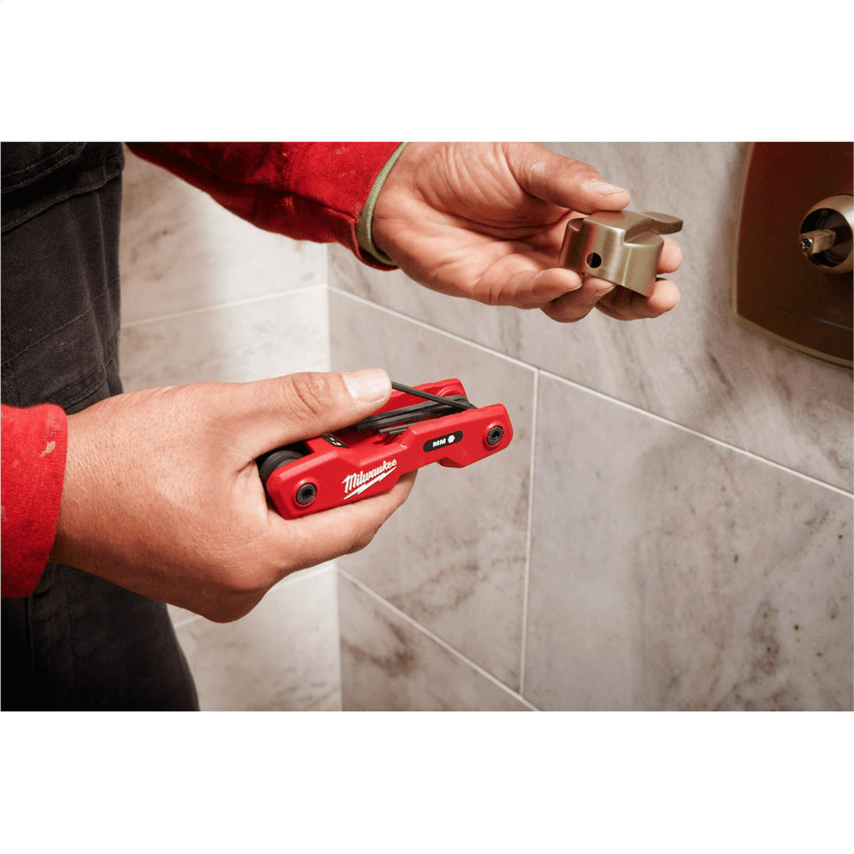 Milwaukee Tool 8-Key Folding Hex Key Set - Metric