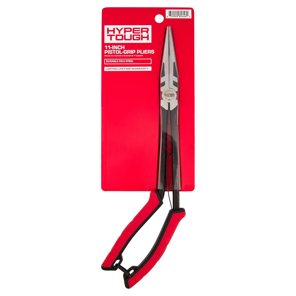 Hyper Tough  11-inch Pistol Grip Pliers with Dual Material Comfort Grips