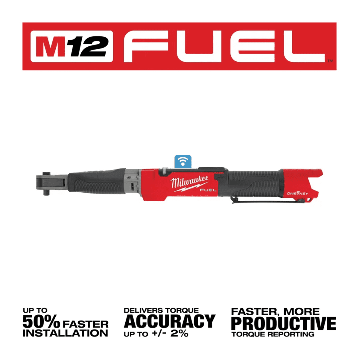 Milwaukee 2465-20 M12 FUEL 3/8 Digital Torque Wrench with ONE-KEY