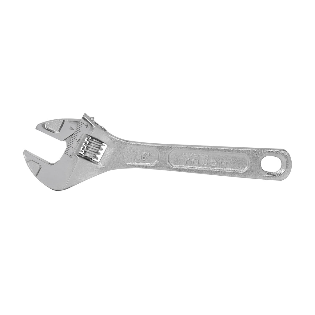 Hyper Tough 6-inch Adjustable Wrench, 3/4-inch Jaw Capacity
