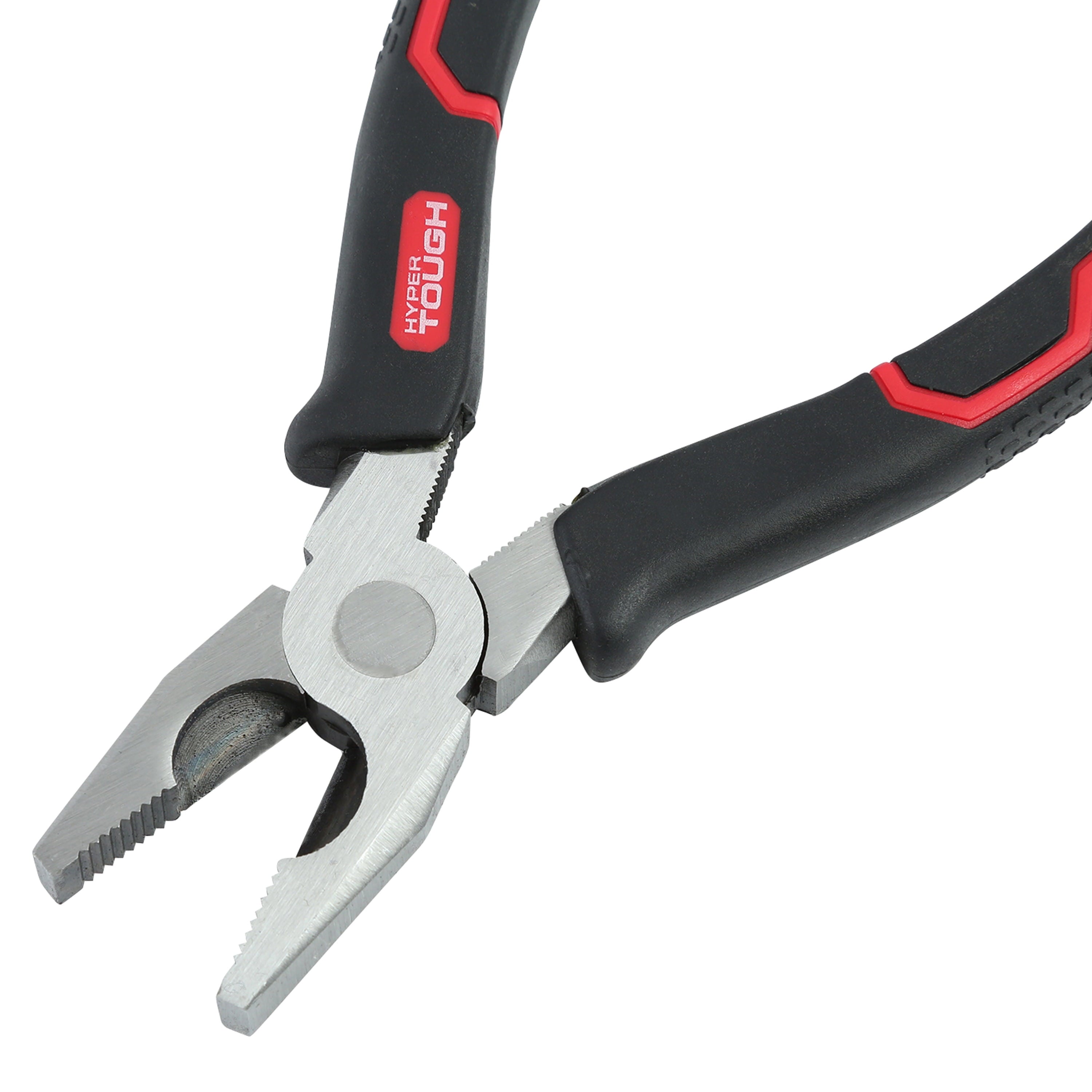 Hyper Tough 8-inch Linesman Pliers with Ergonomic Soft Grips, 5176V