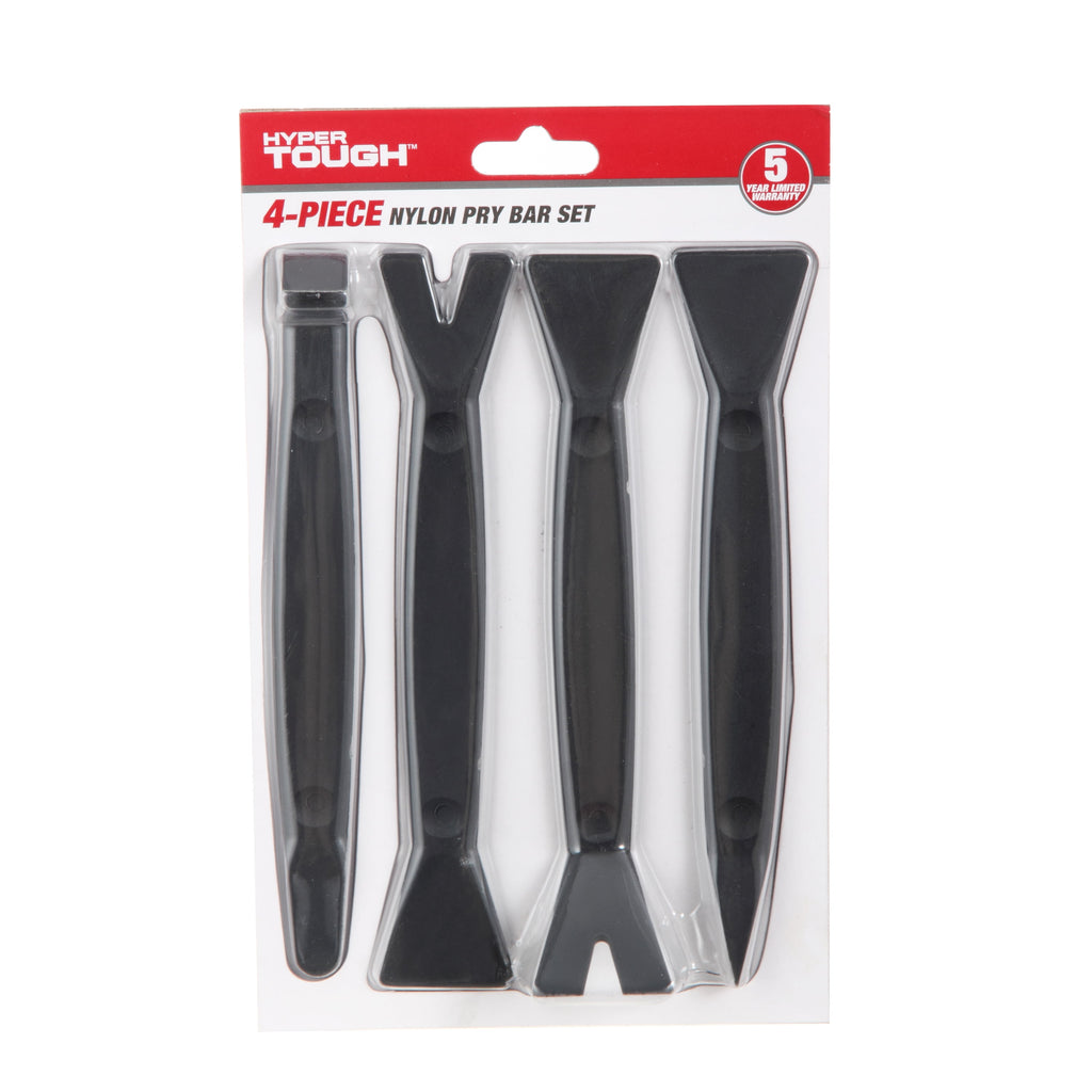 Hyper Tough 4pc Nylon Pry Bar Set