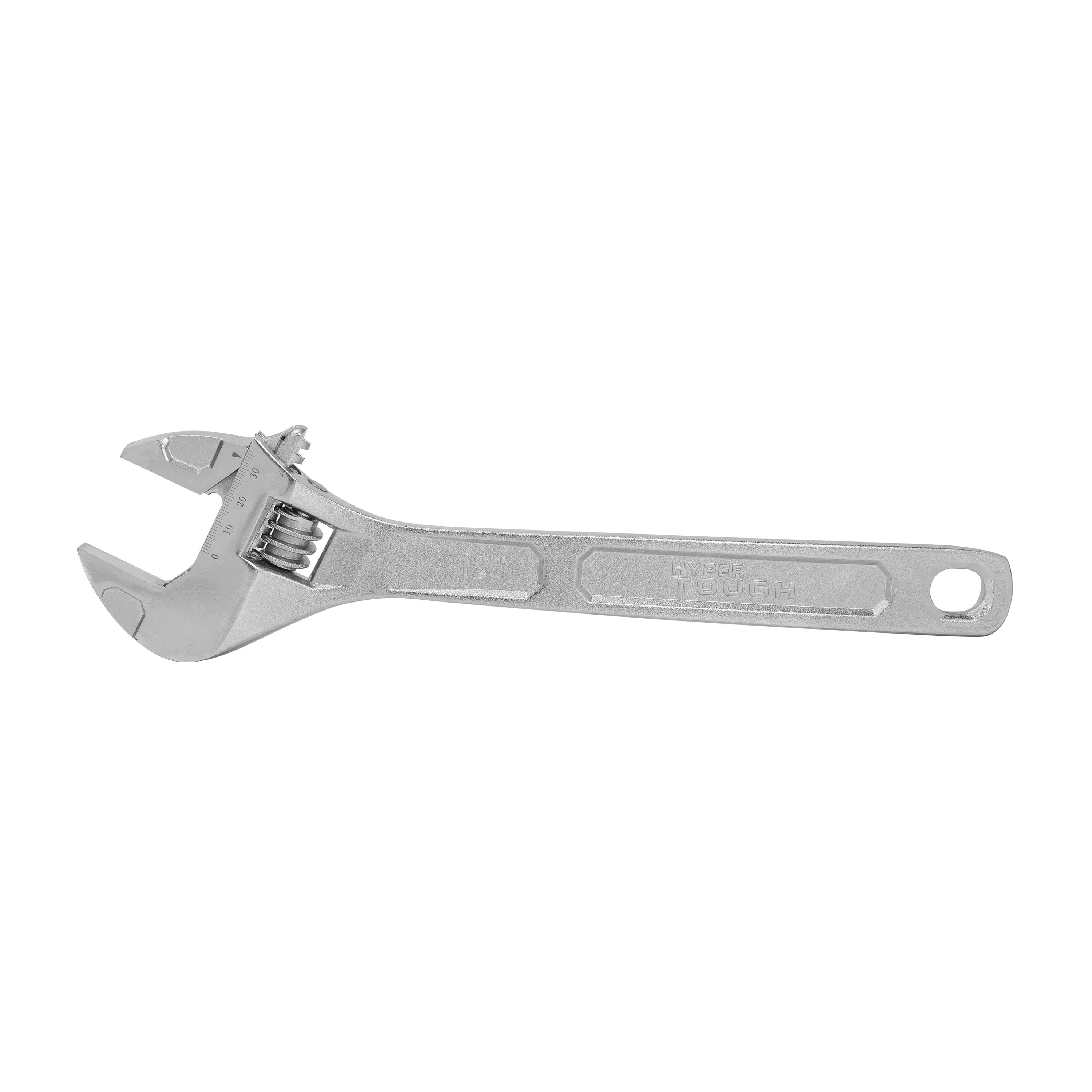 Hyper Tough 12-inch Adjustable Wrench, 1-3/4-inch Jaw Capacity