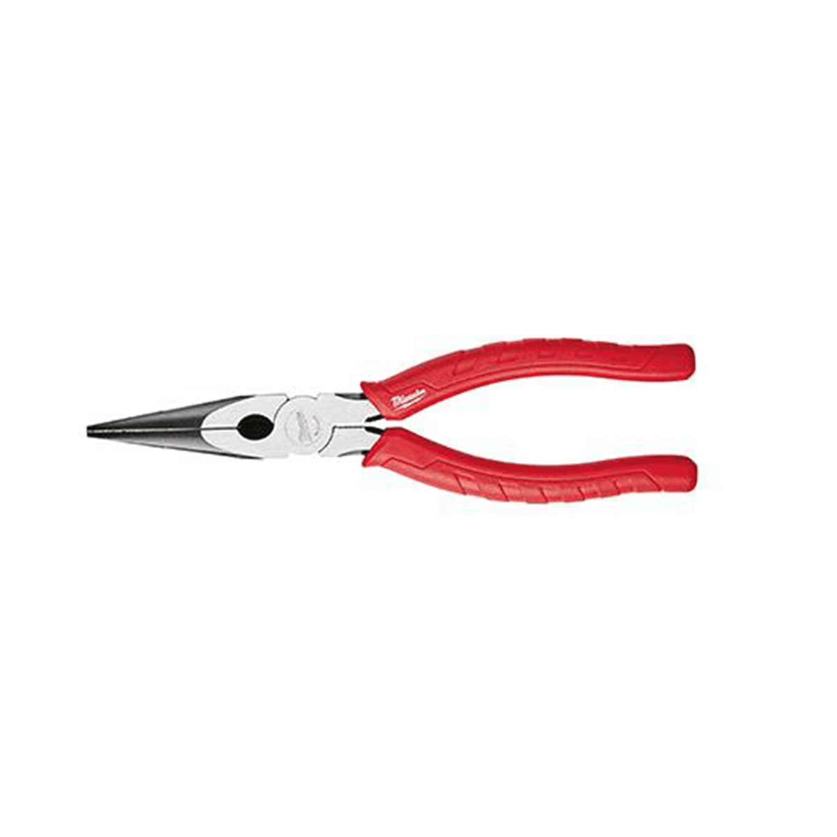 Milwaukee 48-22-6101 8-Inch Long Nose Pliers with Reaming Head and Onboard Fish Tape Pulling