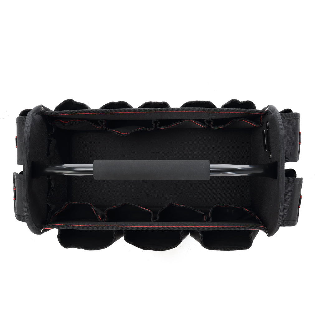 Hyper Tough 16-inch Open Top Tote with Soft Grip Handle