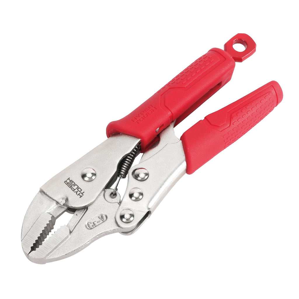 Hyper Tough 8-inch Straight Jaw Locking Pliers with Triggerless Release