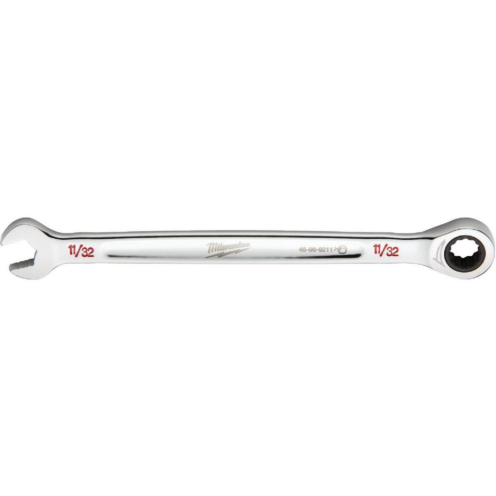 Milwaukee-45-96-9211 11/32 in. SAE Ratcheting Combination Wrench