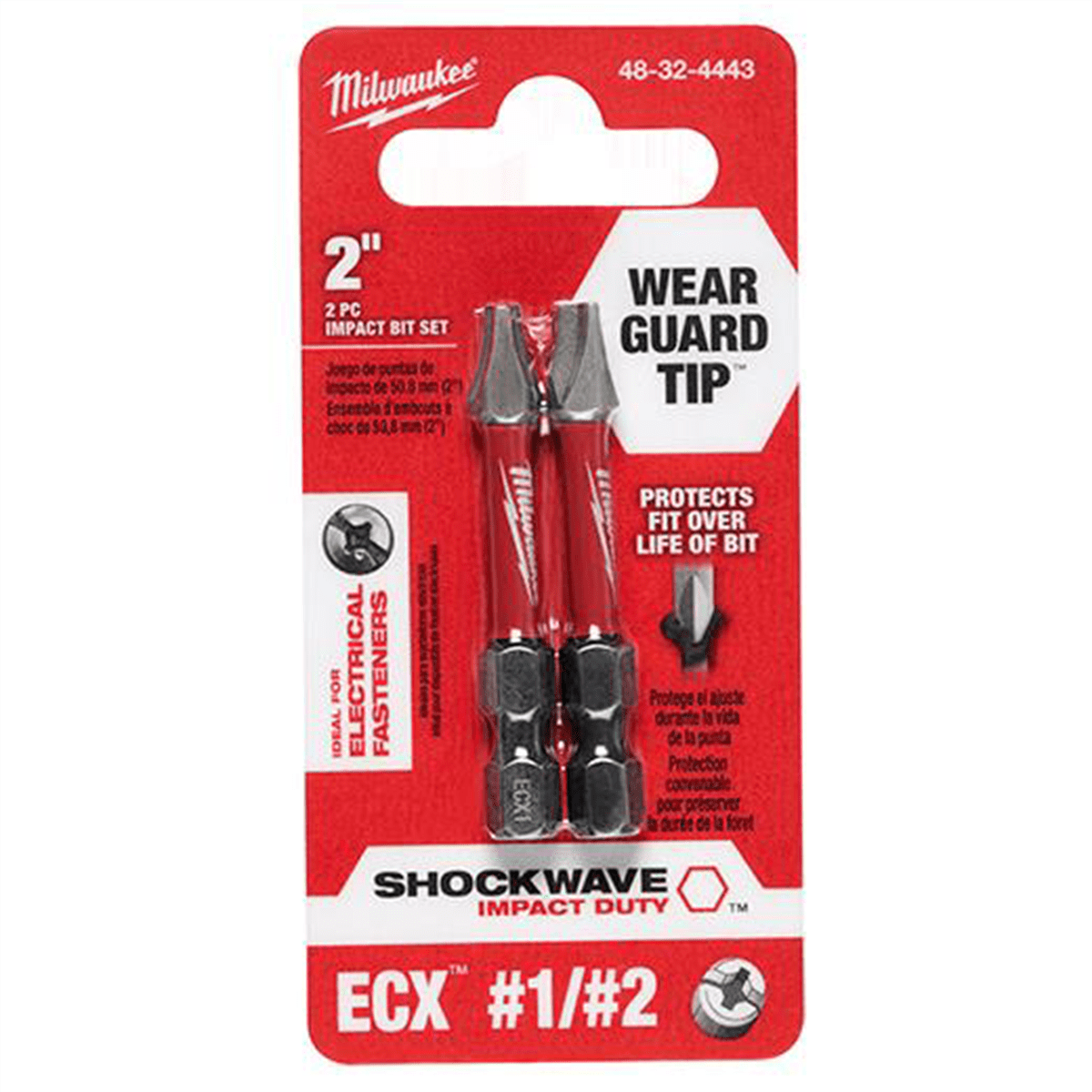 Milwaukee Tool SHOCKWAVE 2 2PC ECX Combo Kit