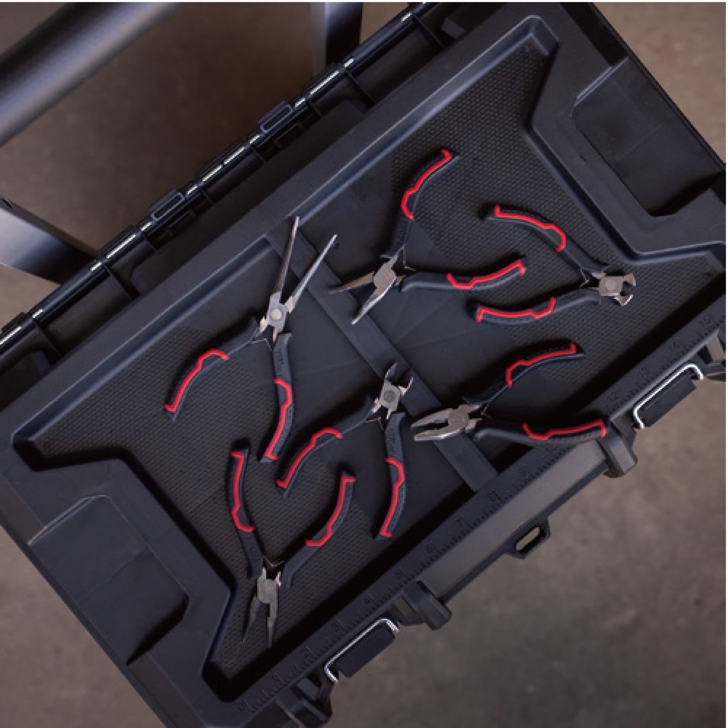 Hyper Tough 6-Piece Mini Pliers Set with Ergonomic Soft Grip Handles