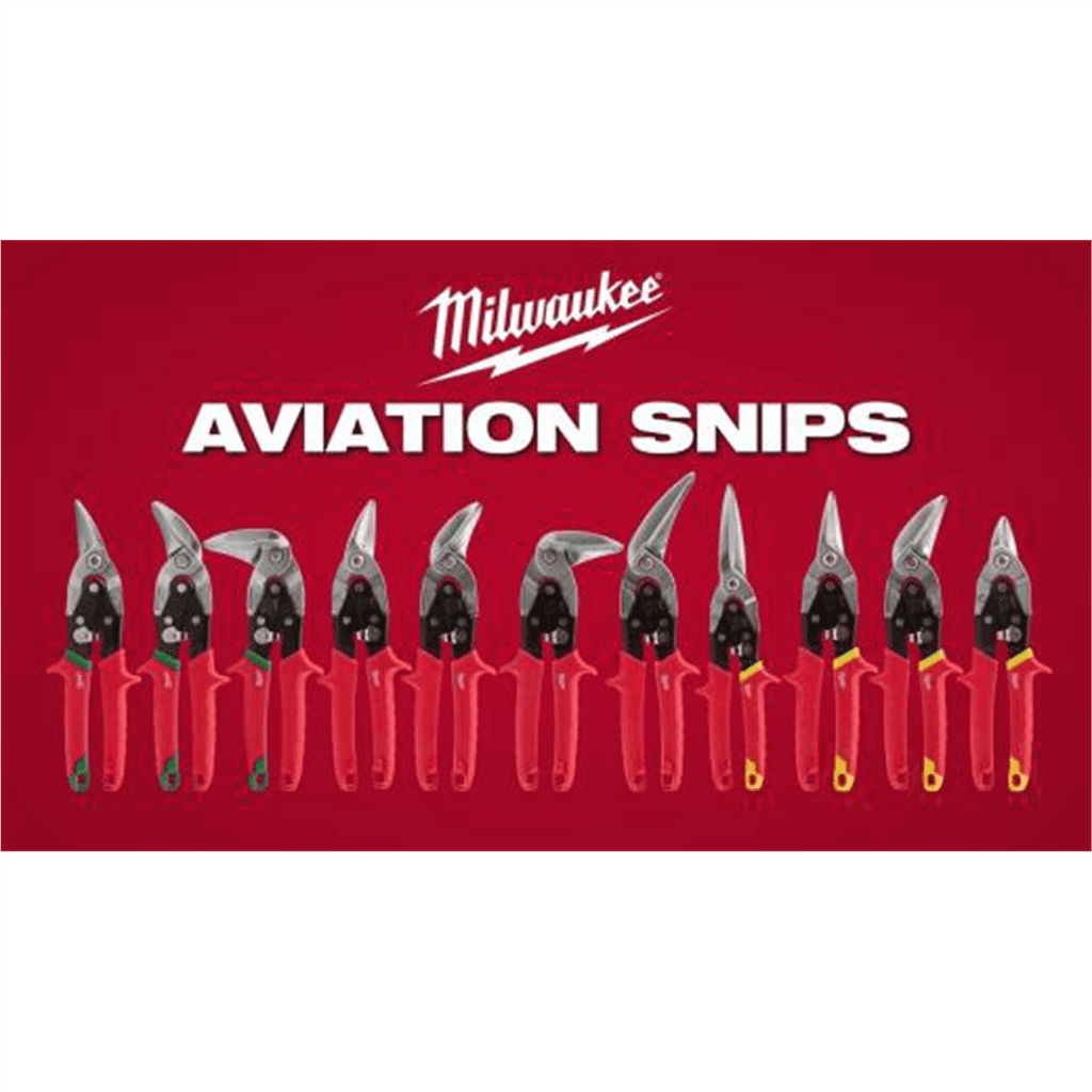 Milwaukee 48-22-4530 Straight Cutting Aviation Snips