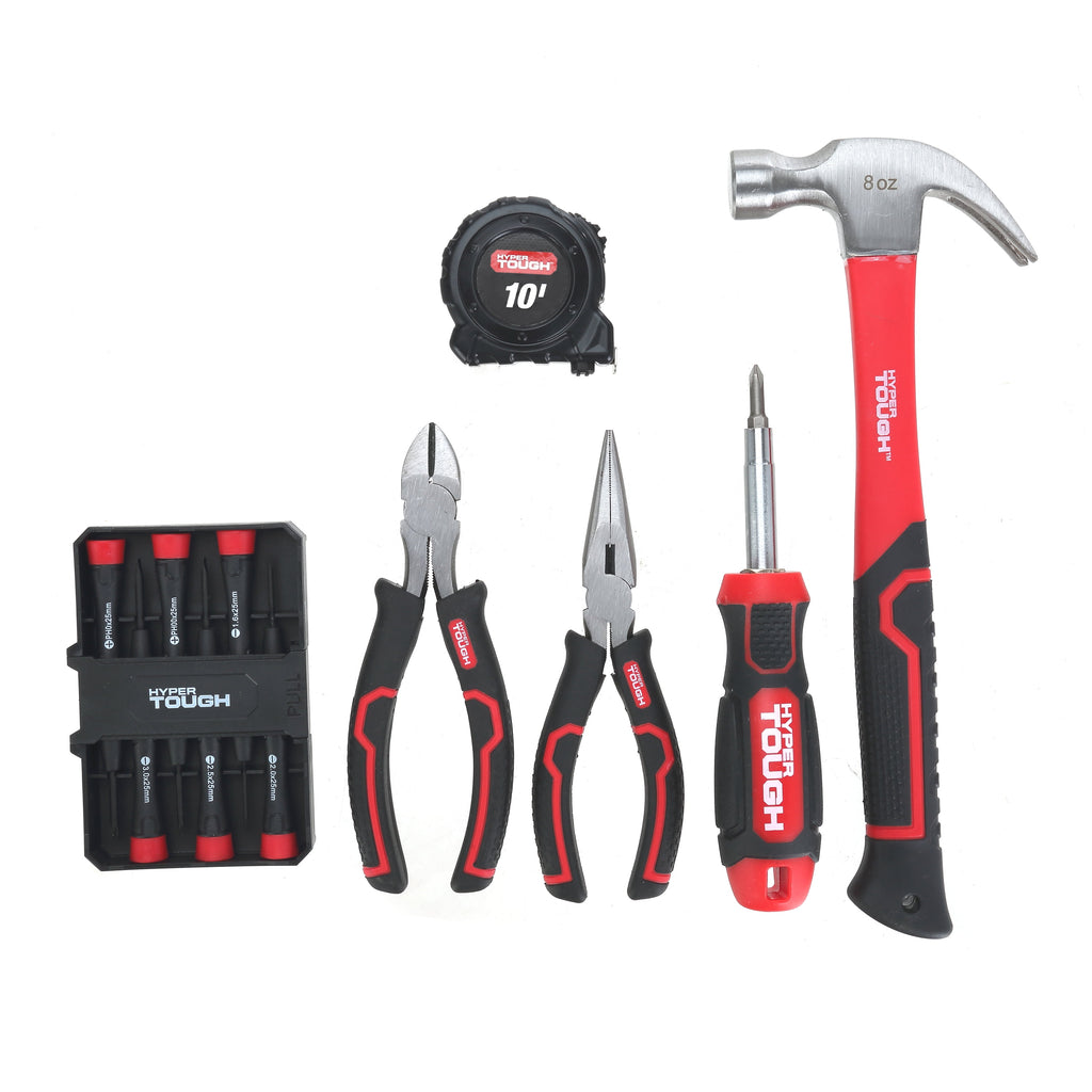 Hyper Tough 11 Piece Home Repair Tool Kit UJ81966J