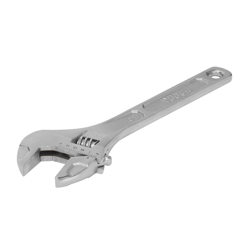 Hyper Tough 10-inch Adjustable Wrench, Steel Construction, Model 43181