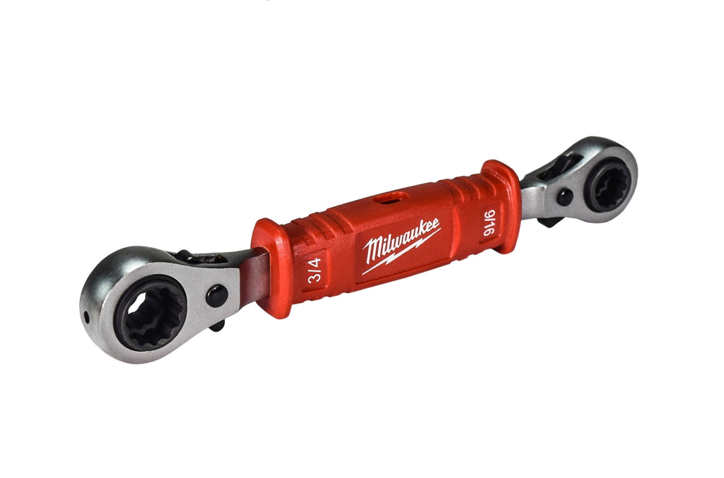 Milwaukee 48-22-9212 Lineman's 4-in-1 Insulated Ratcheting Box Wrench