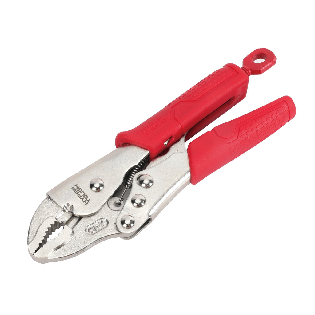 Hyper Tough 7-inch Curved Jaw Locking Pliers with Triggerless Release