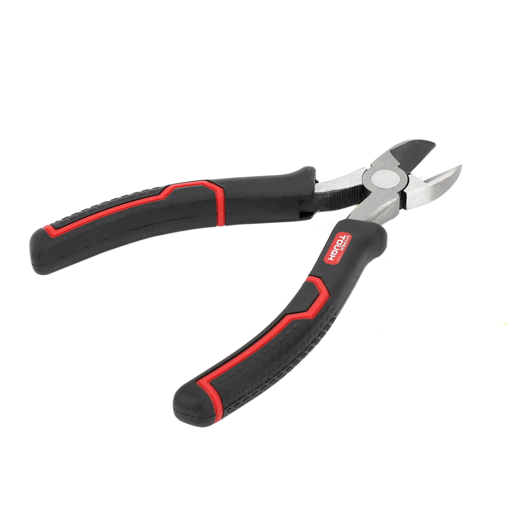 Hyper Tough 6-Inch Diagonal Cutting Pliers with Ergonomic Soft Grip Handles