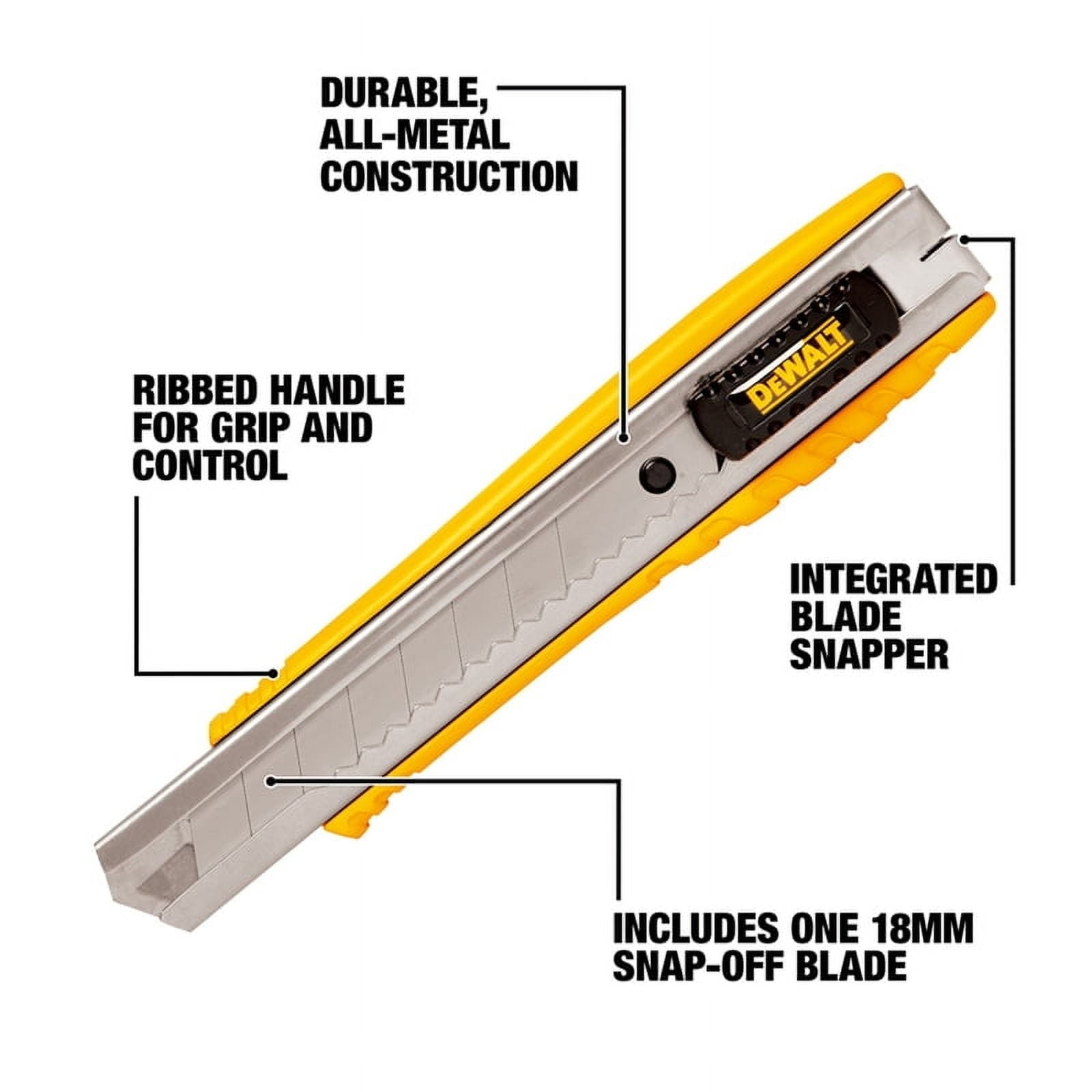Dewalt DWHT10038 18mm Metal Body Snap-Off Knife