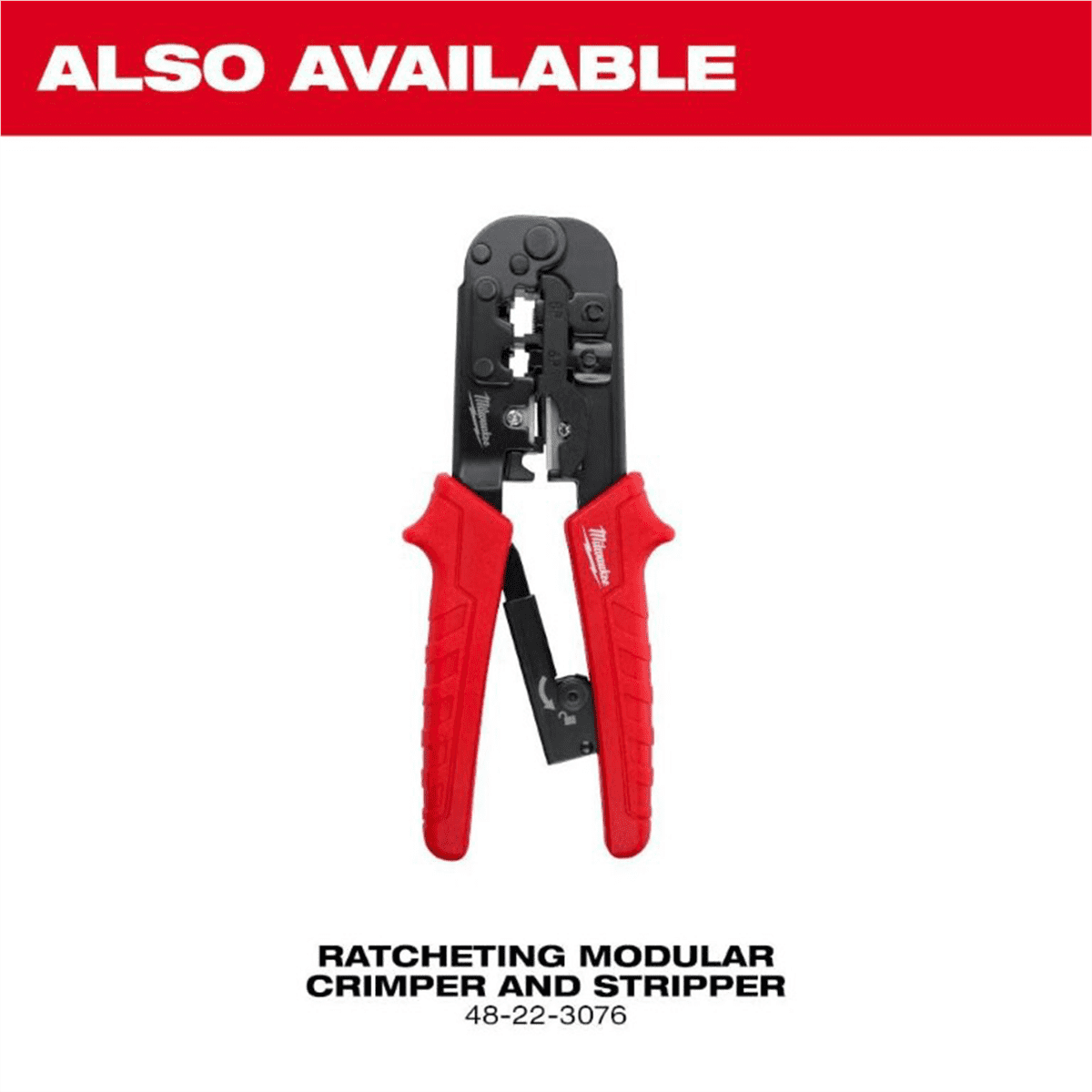 Milwaukee Tool Ratcheting Pass-Through Crimper & Stripper