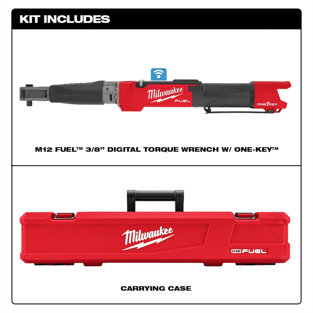 Milwaukee 2465-20 M12 FUEL 3/8 Digital Torque Wrench with ONE-KEY