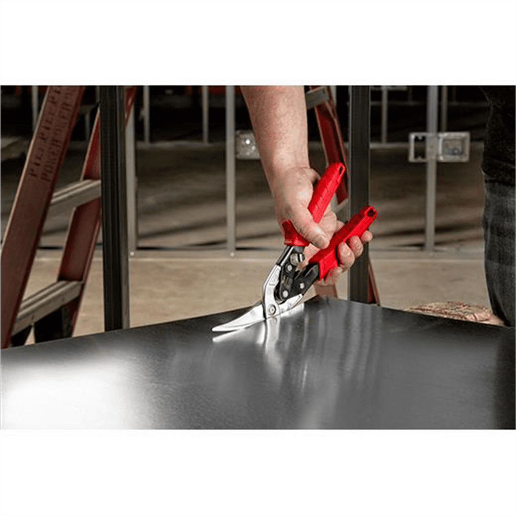 Milwaukee Tool Long Cut Offset Left Aviation Snips
