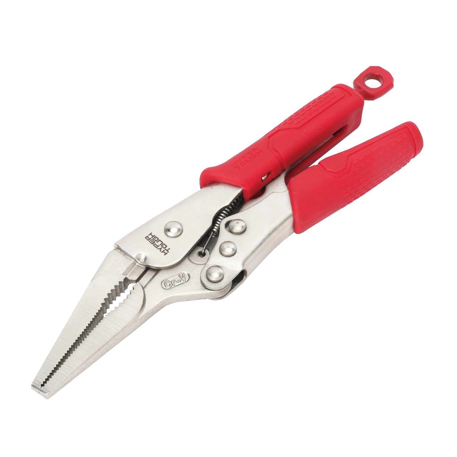 Hyper Tough 9-inch Long-Nose Locking Pliers with Triggerless Release