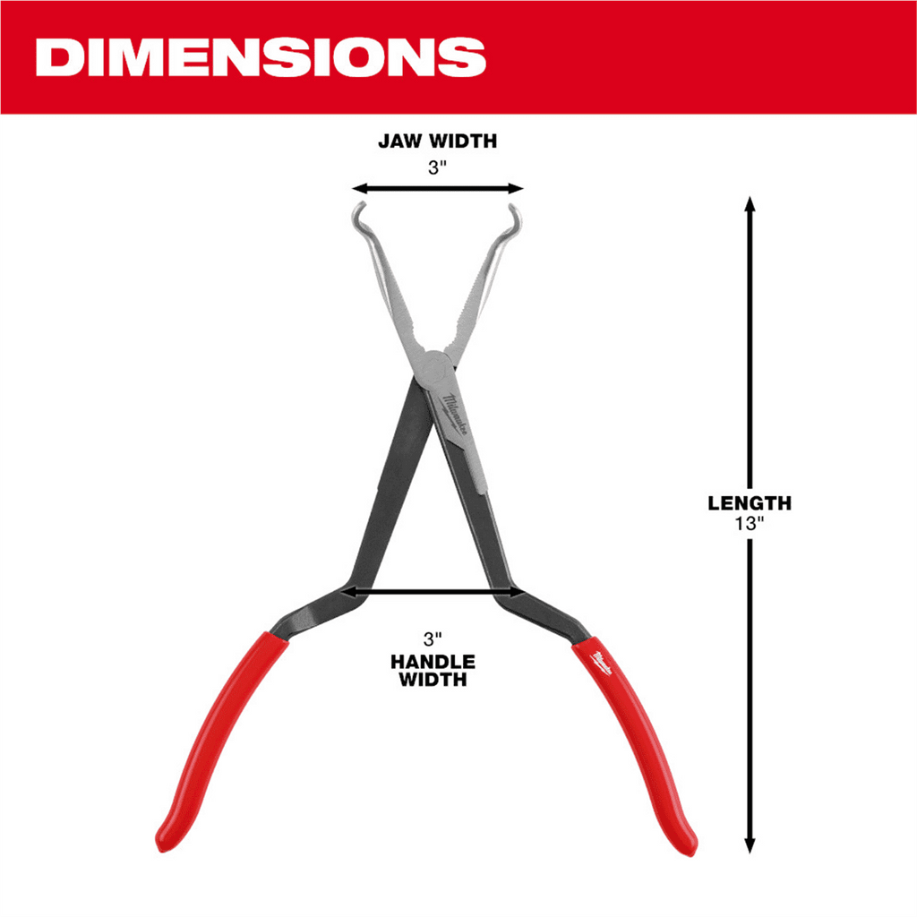 Milwaukee Tool 13 Long Reach Hose Grip Pliers -1/2