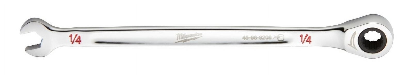 Milwaukee-45-96-9208 1/4 in. SAE Ratcheting Combination Wrench