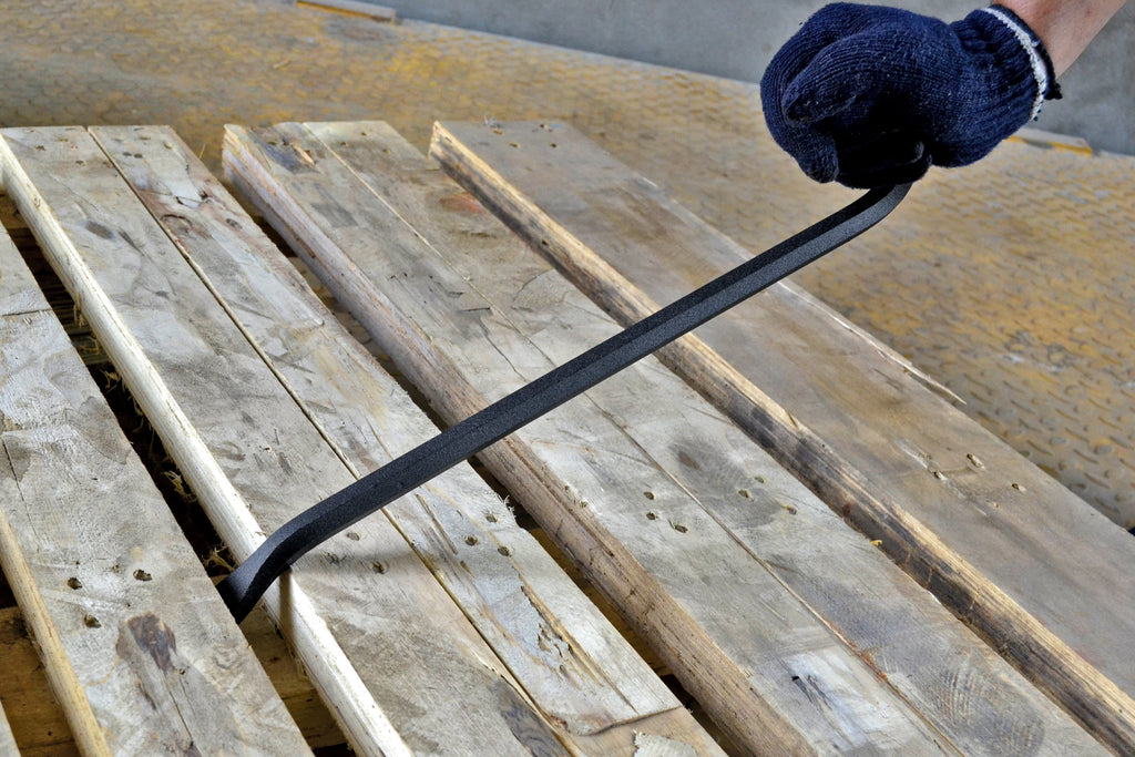 (4 pack) Hyper Tough 18” Wrecking Bar, Nail Puller and Crowbar Tool