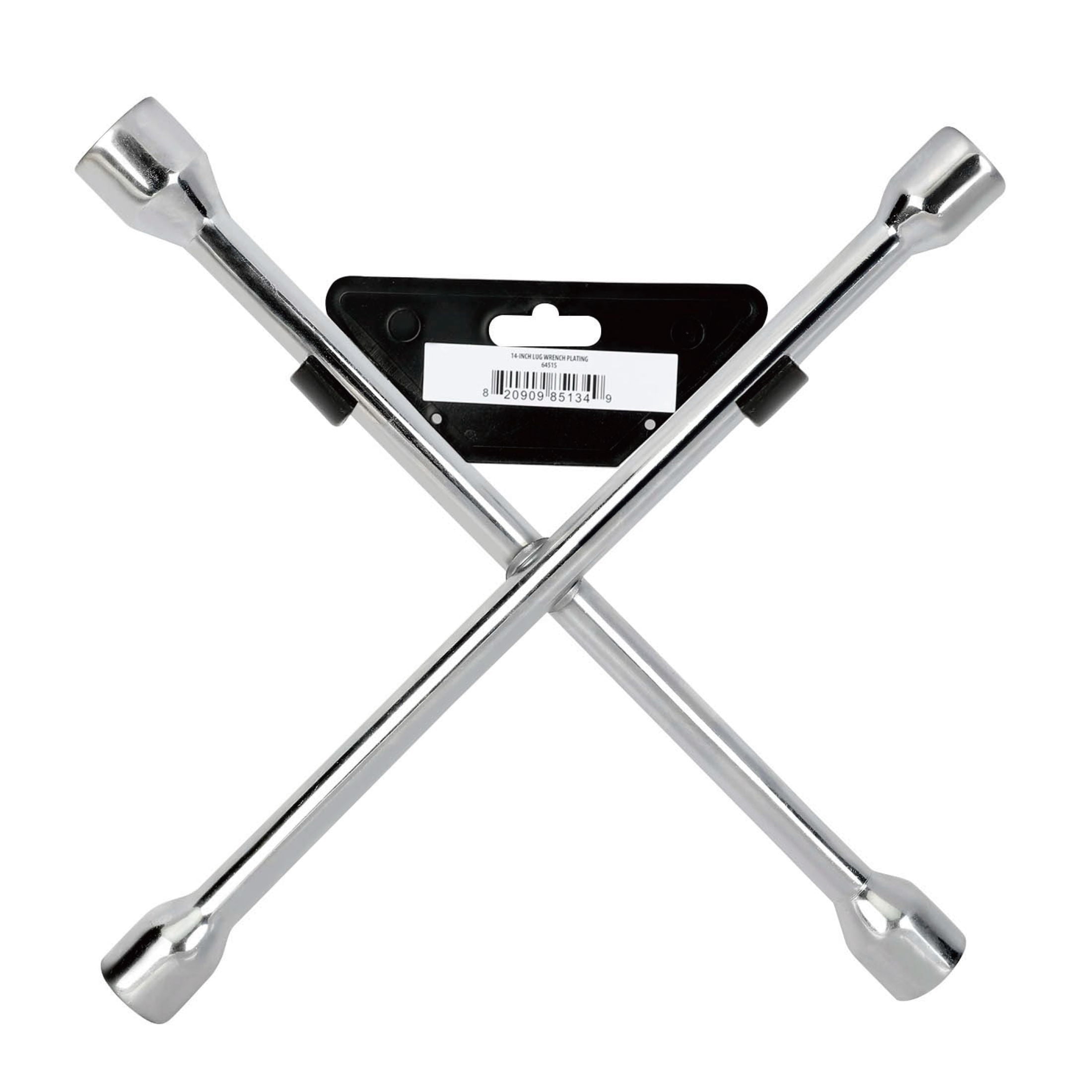 Hyper Tough 14-inch Lug Wrench with Anti-Corrosion Plating for Easy Tire Replacement