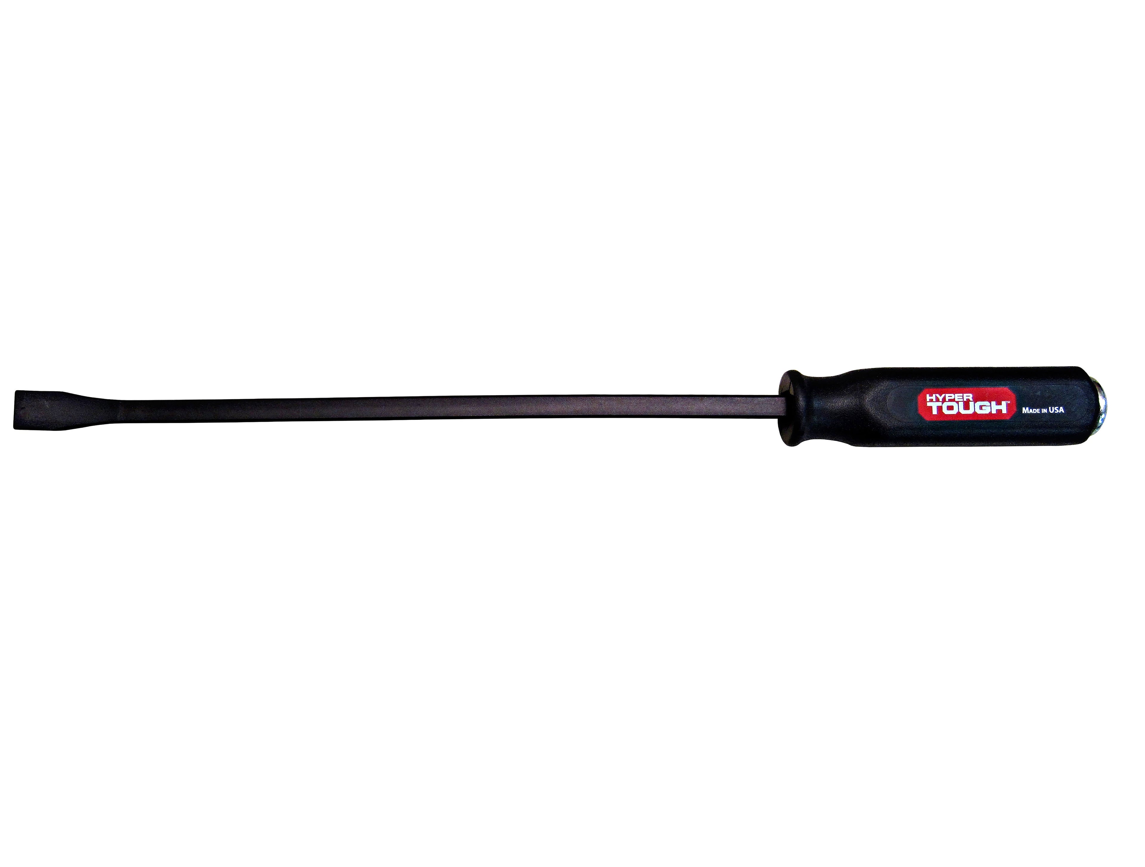 Hyper Tough Handled Steel Pry Bar Set with Metal Striking Caps, 3 Pieces