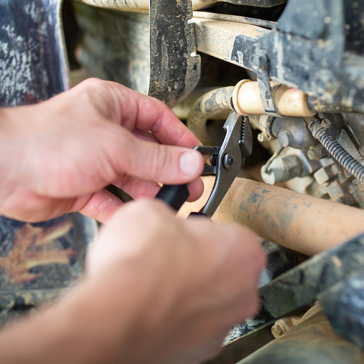 Hyper Tough 8-inch Groove Joint Pliers with Ergonomic Comfort Grips, Black 5368V