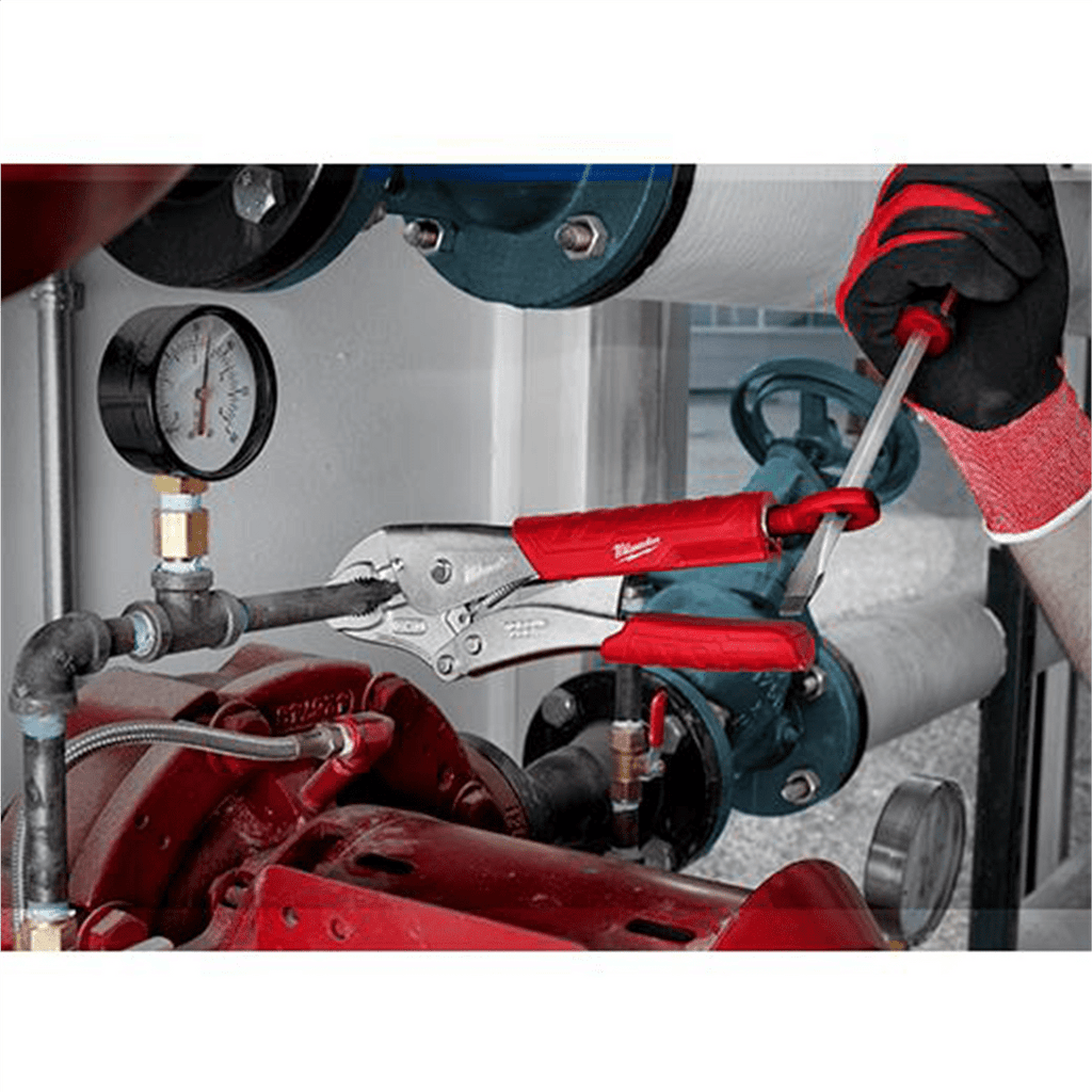 Milwaukee Tool 10 in. Straight Jaw Locking Pliers With Durable Grip