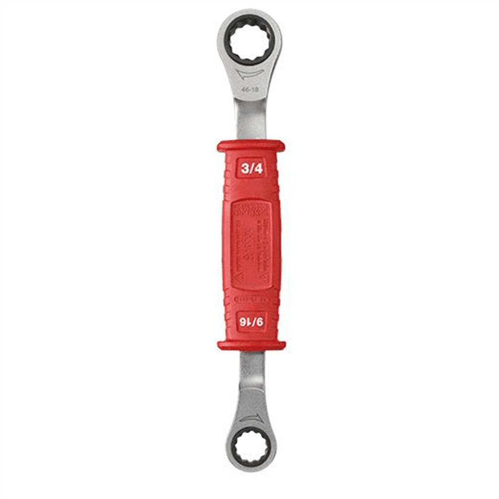 Milwaukee Tool Lineman?s 2in1 Insulated Ratcheting Box Wrench