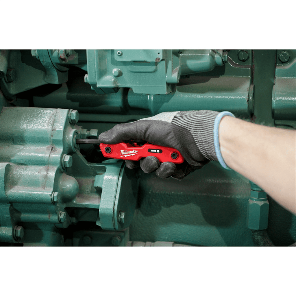 Milwaukee Tool 8-Key Folding Hex Key Set - Metric