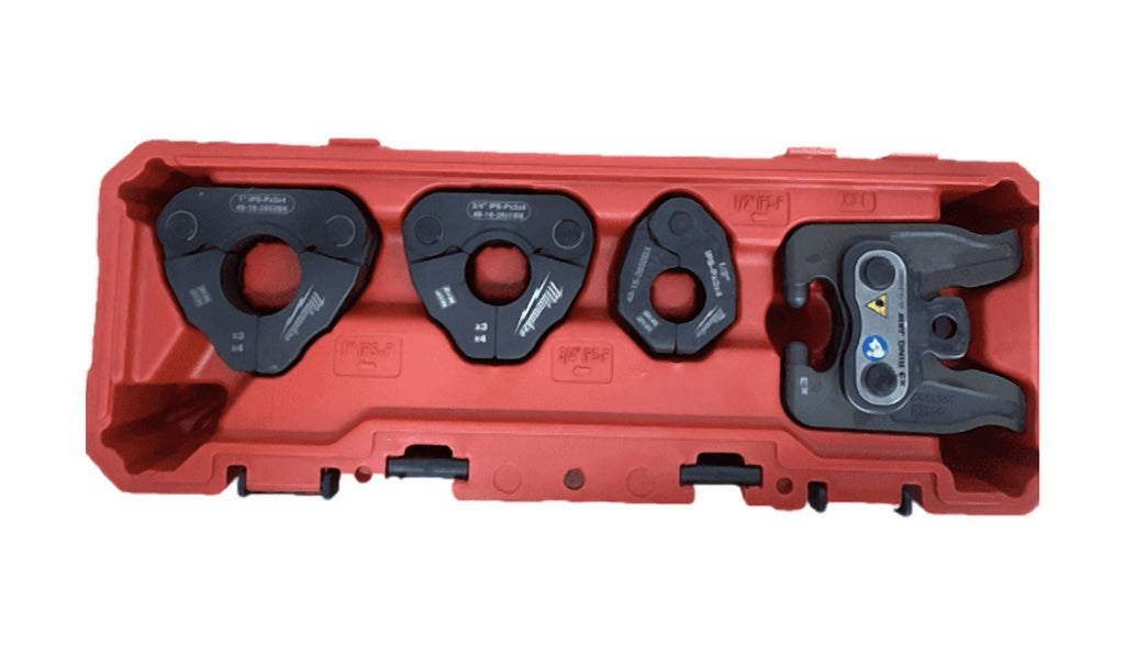 MILWAUKEE IPS-P Pivoting Press Ring Kit for M12 FORCE LOGIC Tool – Compatible with Viega, Apollo & More (49-16-2496X)