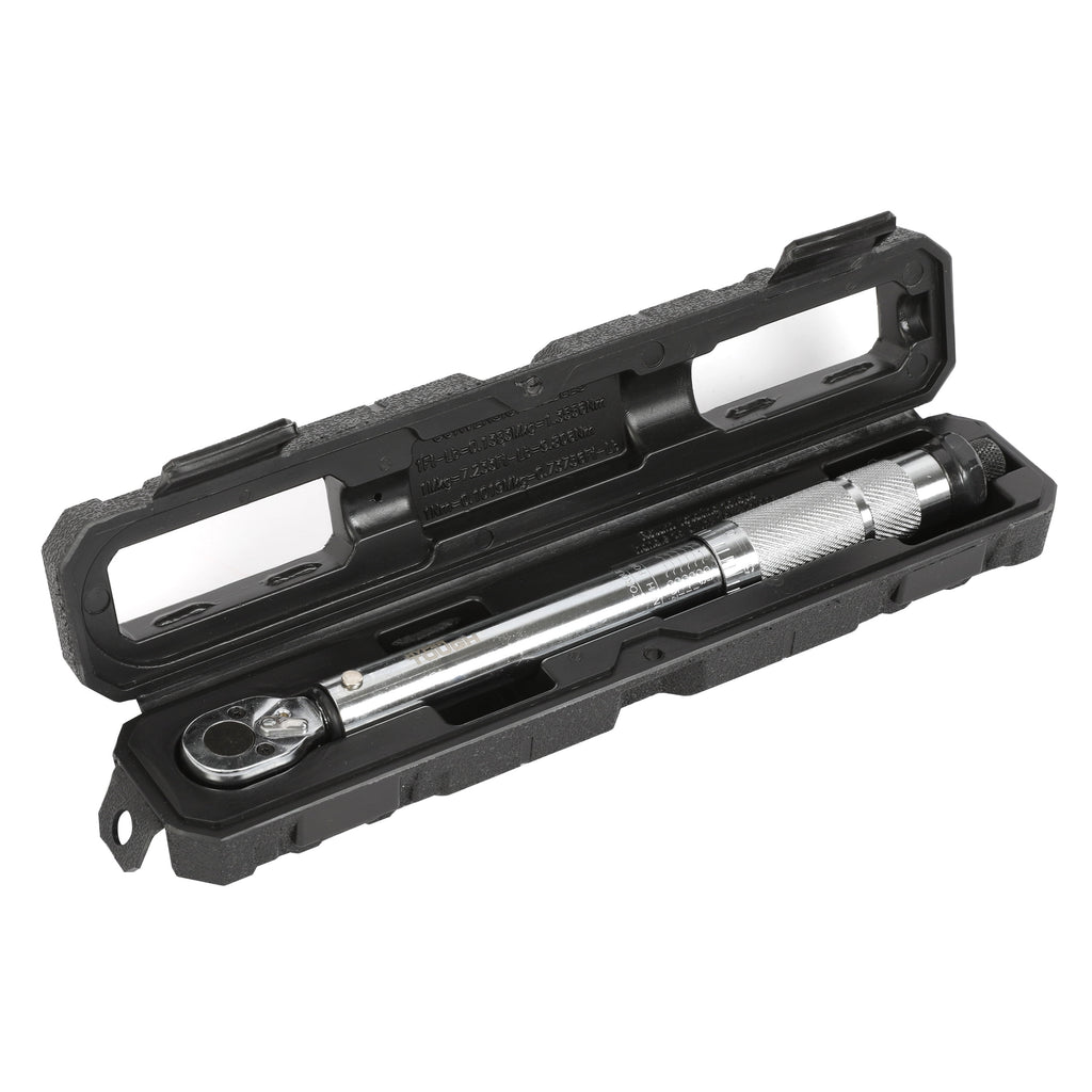 Hyper Tough 1/4-inch Drive Torque Wrench with Storage Case, 35-200 in-lbs