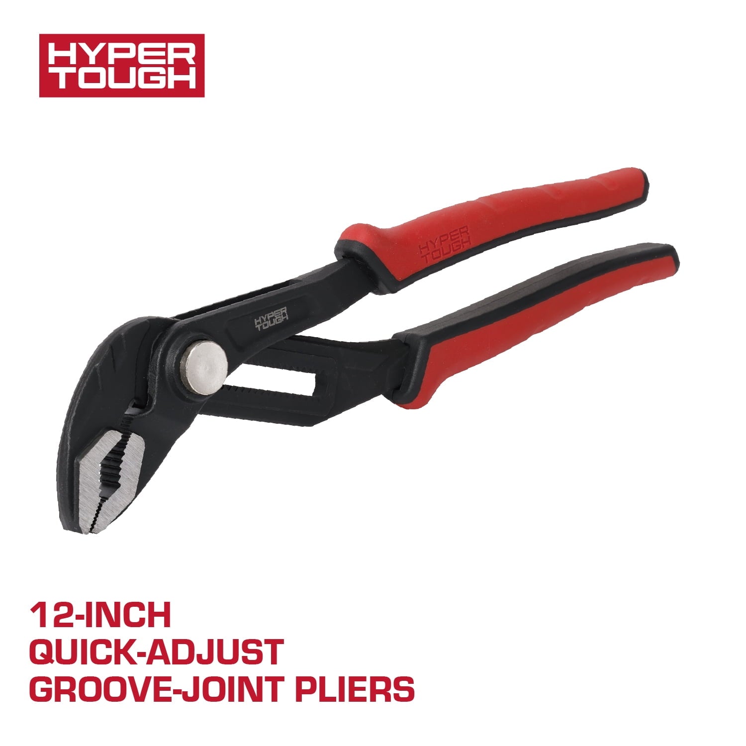 Hyper Tough 12-inch Quick-Adjust Groove Joint Pliers