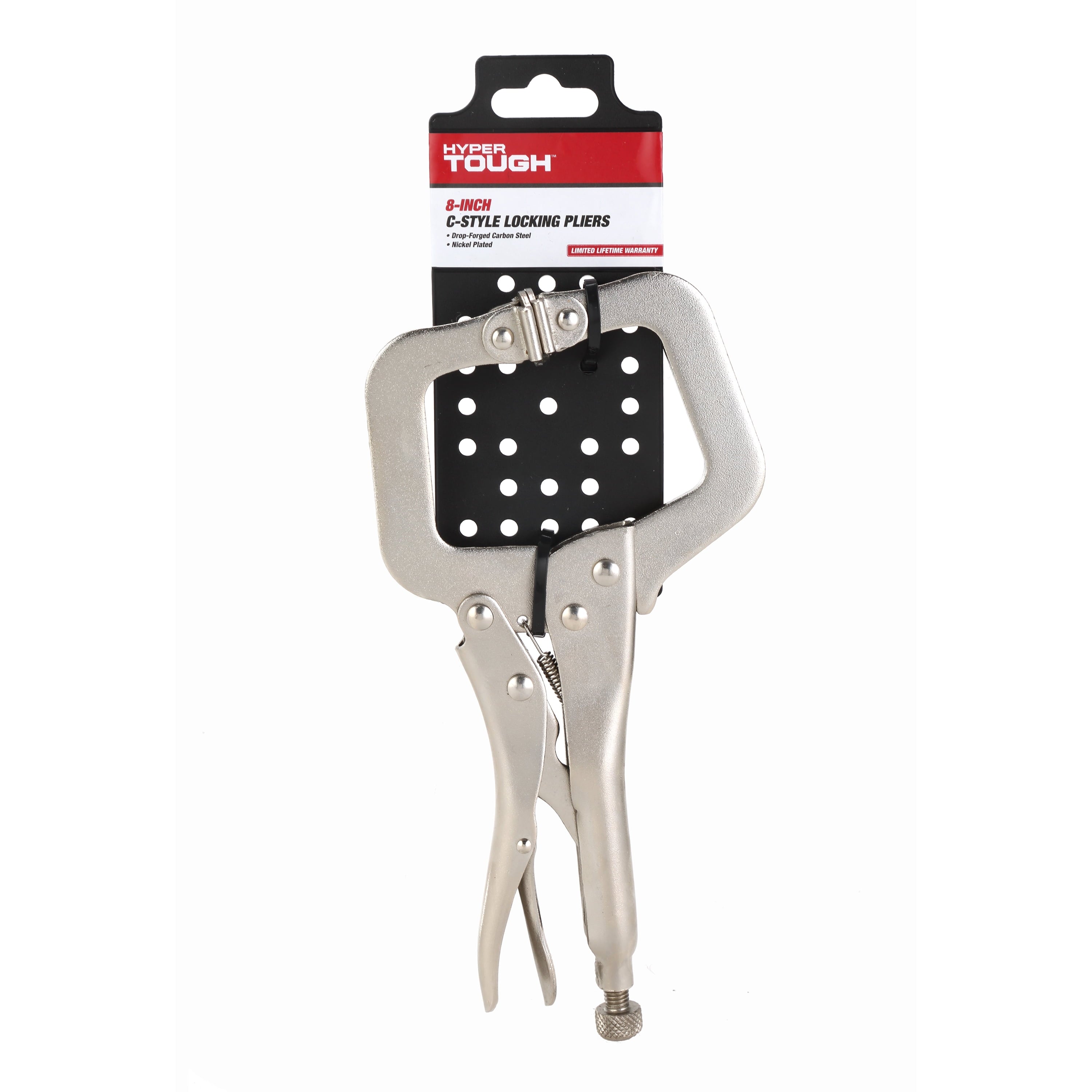 Hyper Tough 8in C-Style Locking Pliers