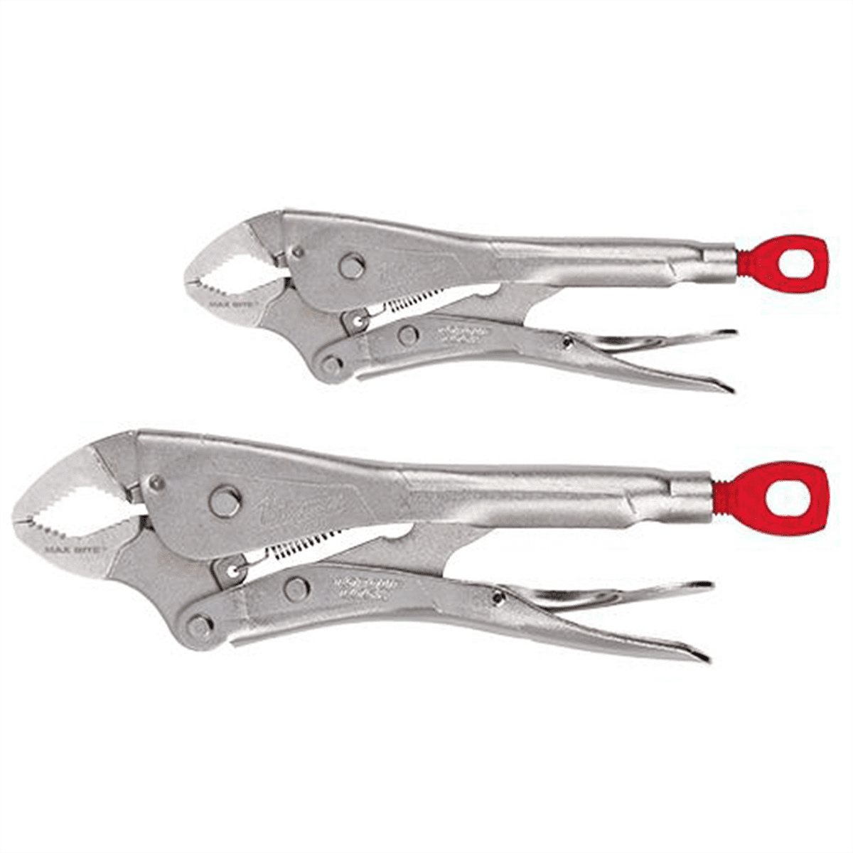 Milwaukee 48-22-3702 2 Pc 7 & 10 Maxbite TORQUE LOCK Locking Pliers Set