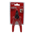 Milwaukee Mini Flush Cutters – Precision Spring-Assisted Wire & Cable Tie Cutting Pliers with Overmolded Comfort Grip, Rust Protection & Slim Profile for Tight Space Access – Electrician Tool