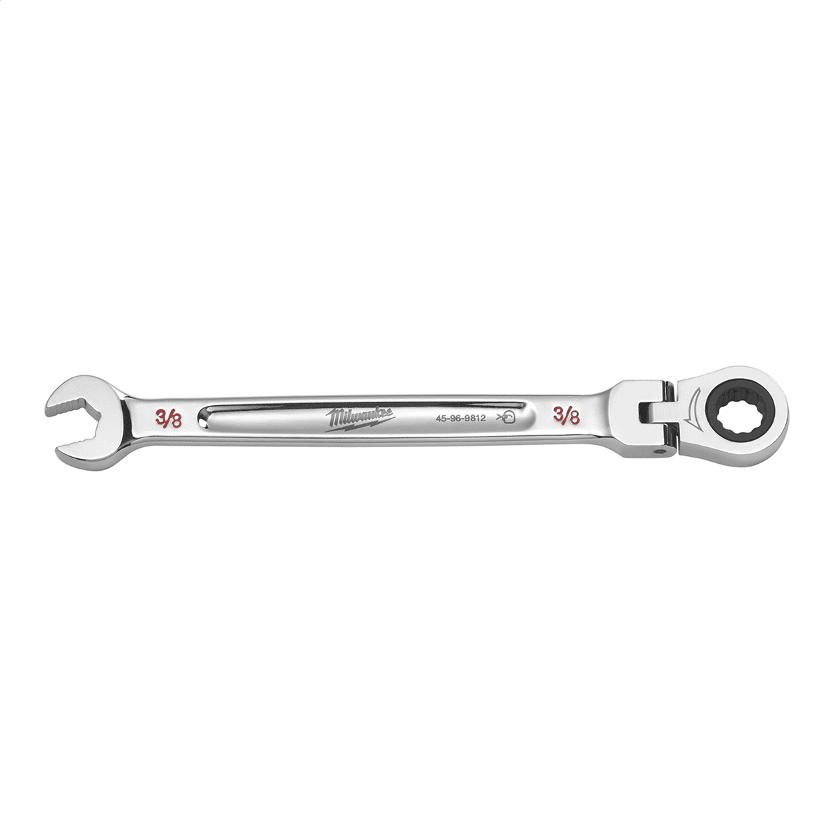 Milwaukee Tool 3/8 Flex Head Ratcheting Combination Wrench