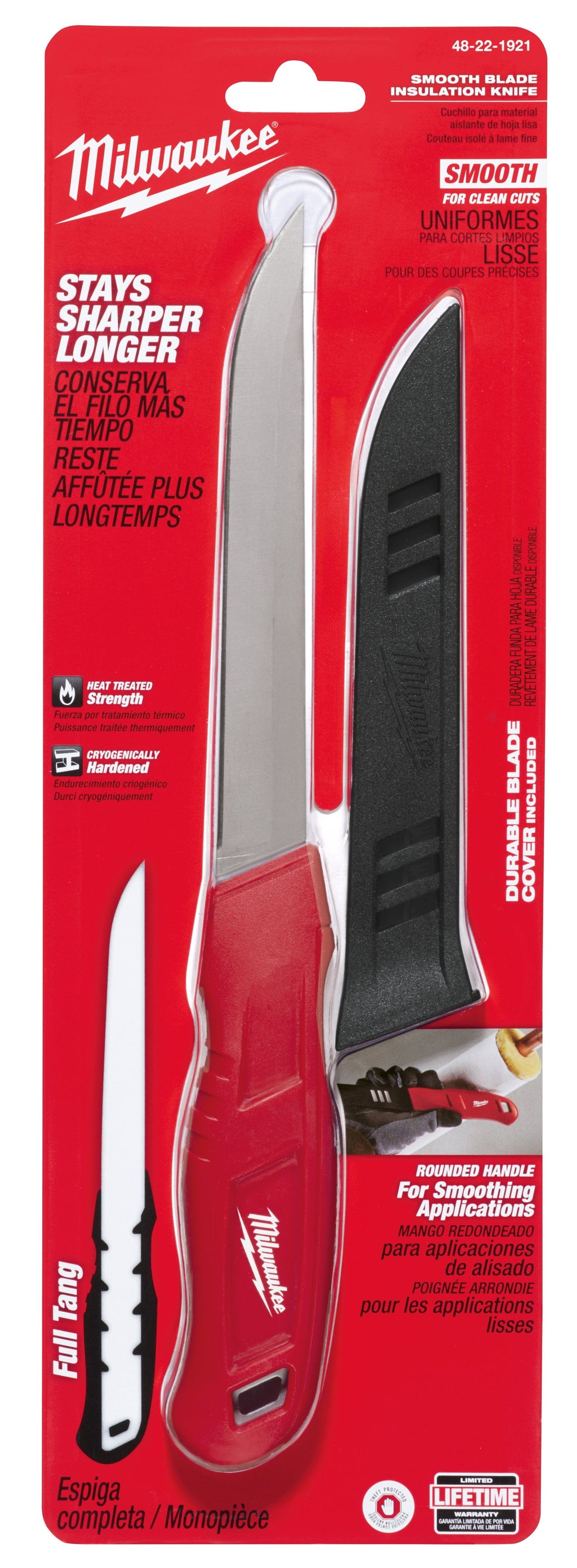 Milwaukee 48-22-1921 Smooth Blade Insulation Knife