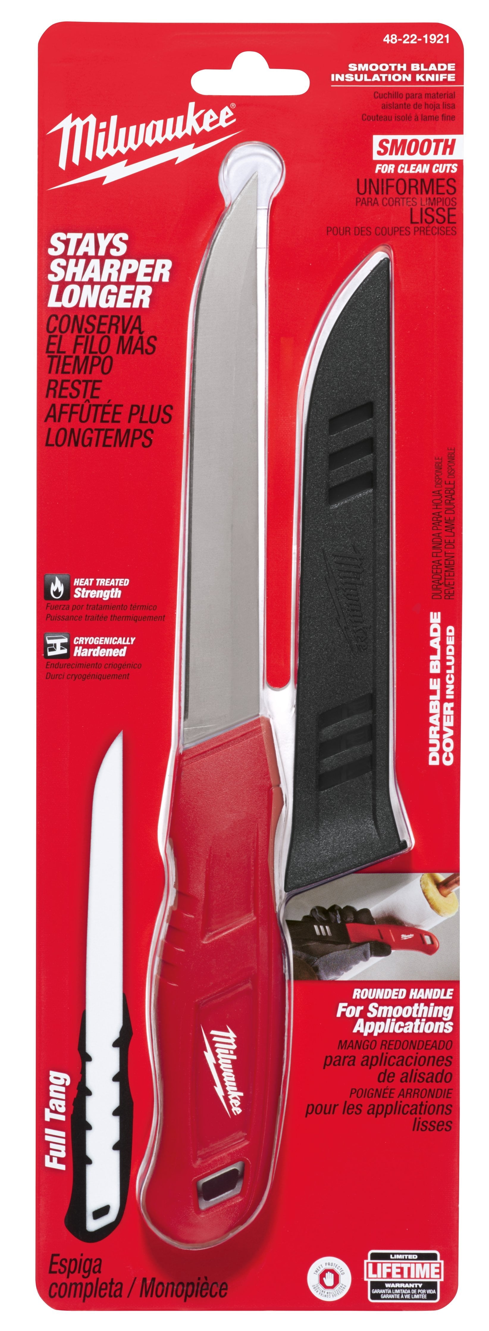 Milwaukee 48-22-1921 Smooth Blade Insulation Knife