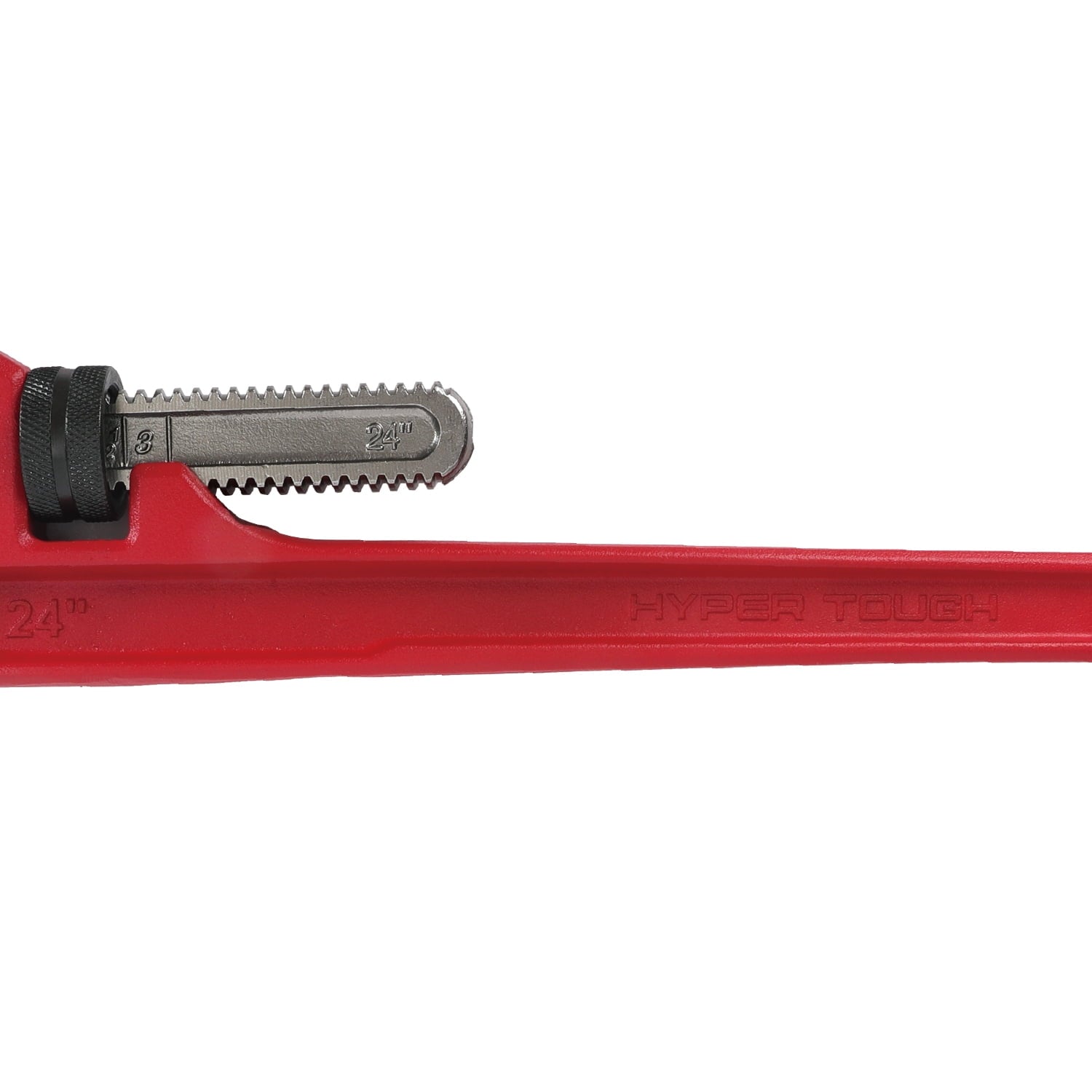 Hyper Tough 24-inch Heavy-Duty Pipe Wrench with 3-in. Jaw Capacity