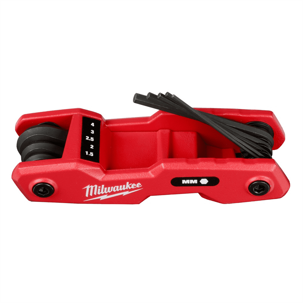 Milwaukee Tool 8-Key Folding Hex Key Set - Metric