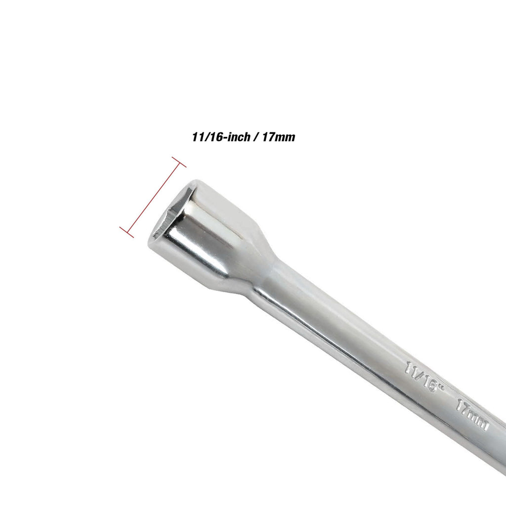 Hyper Tough 18-inch Lug Wrench with Plating for Tire Replacement