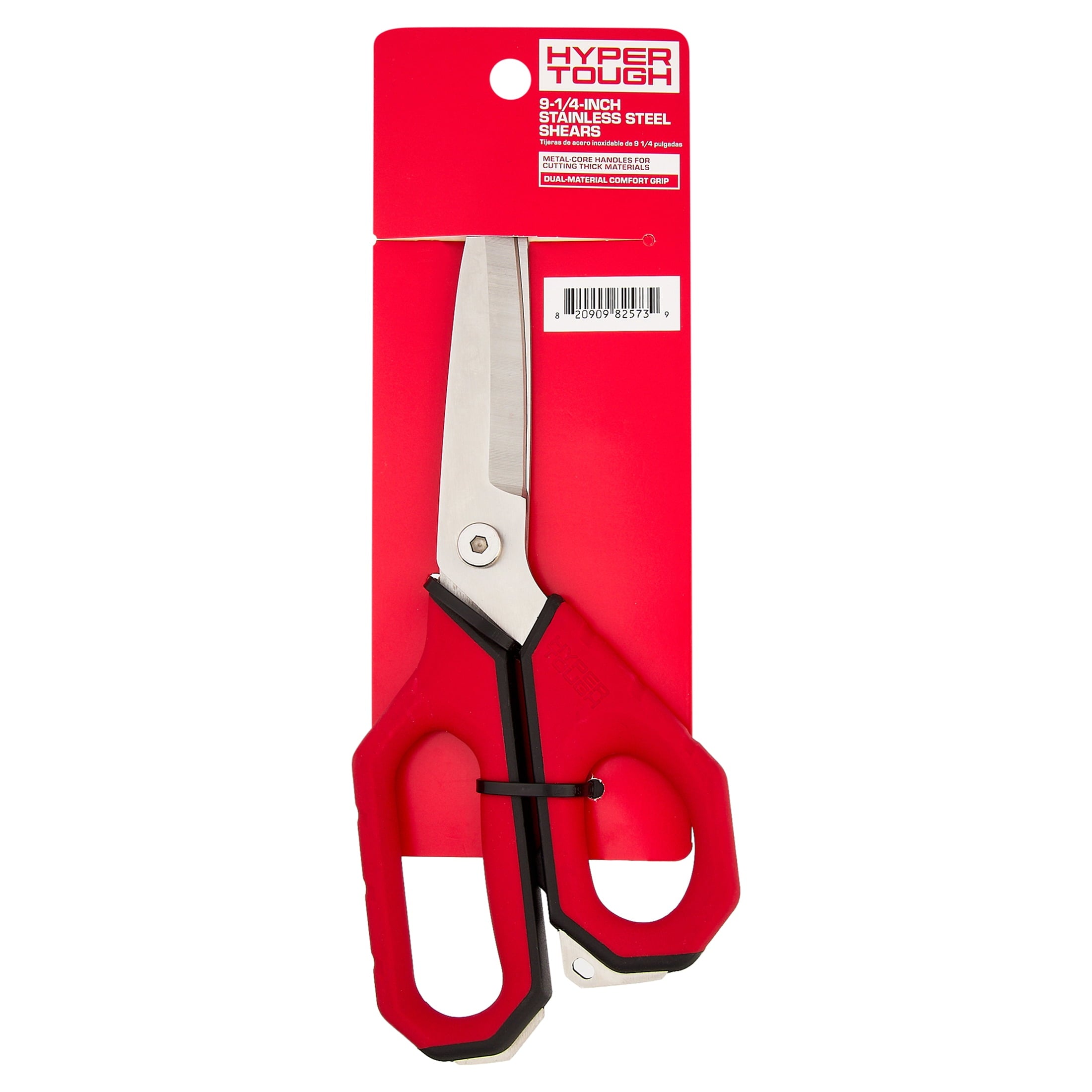 Hyper Tough 9-1/4-inch Stainless Steel Shears with Metal Core Handles
