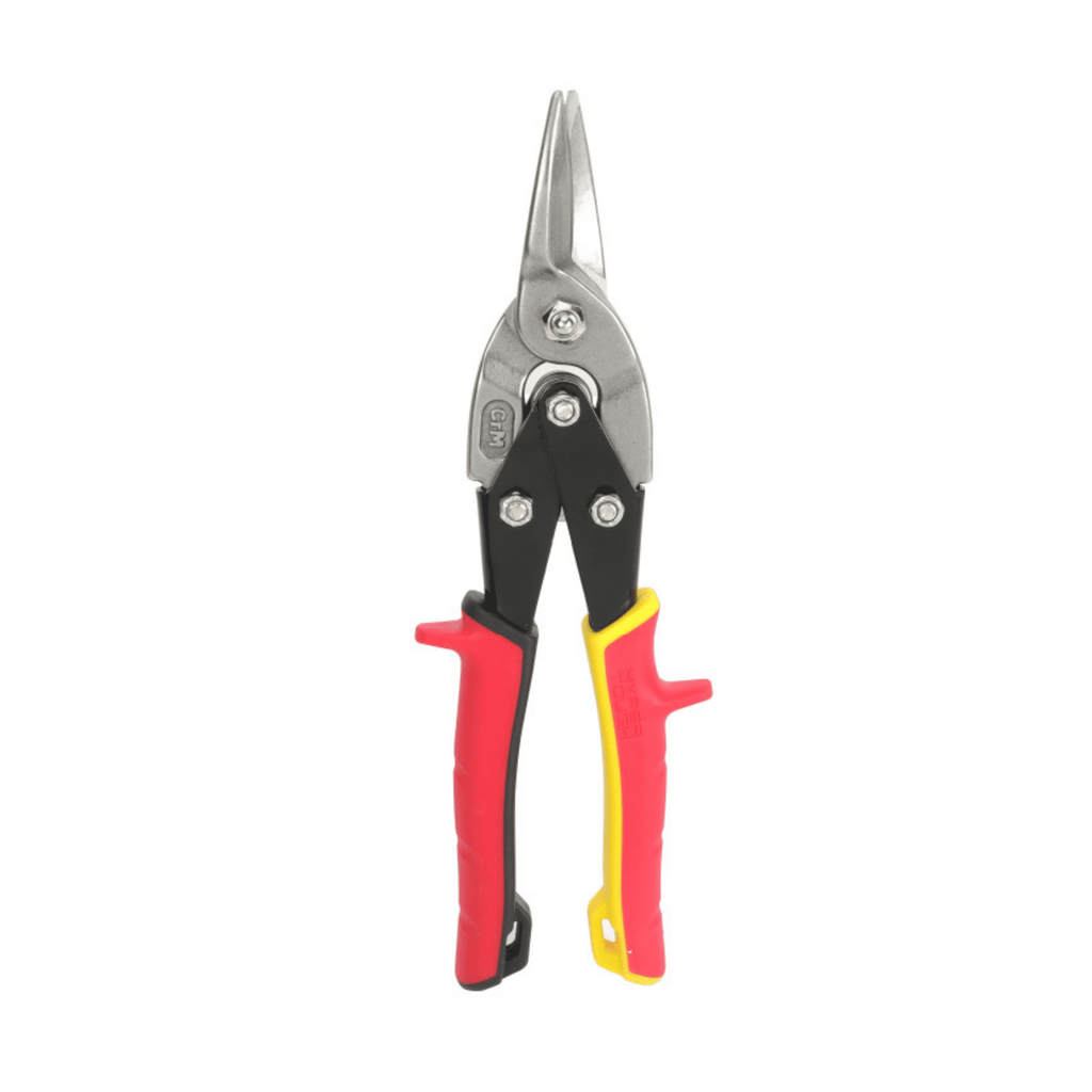 Hyper Tough Straight-Cut Aviation Snips with Cr-Mo Blades