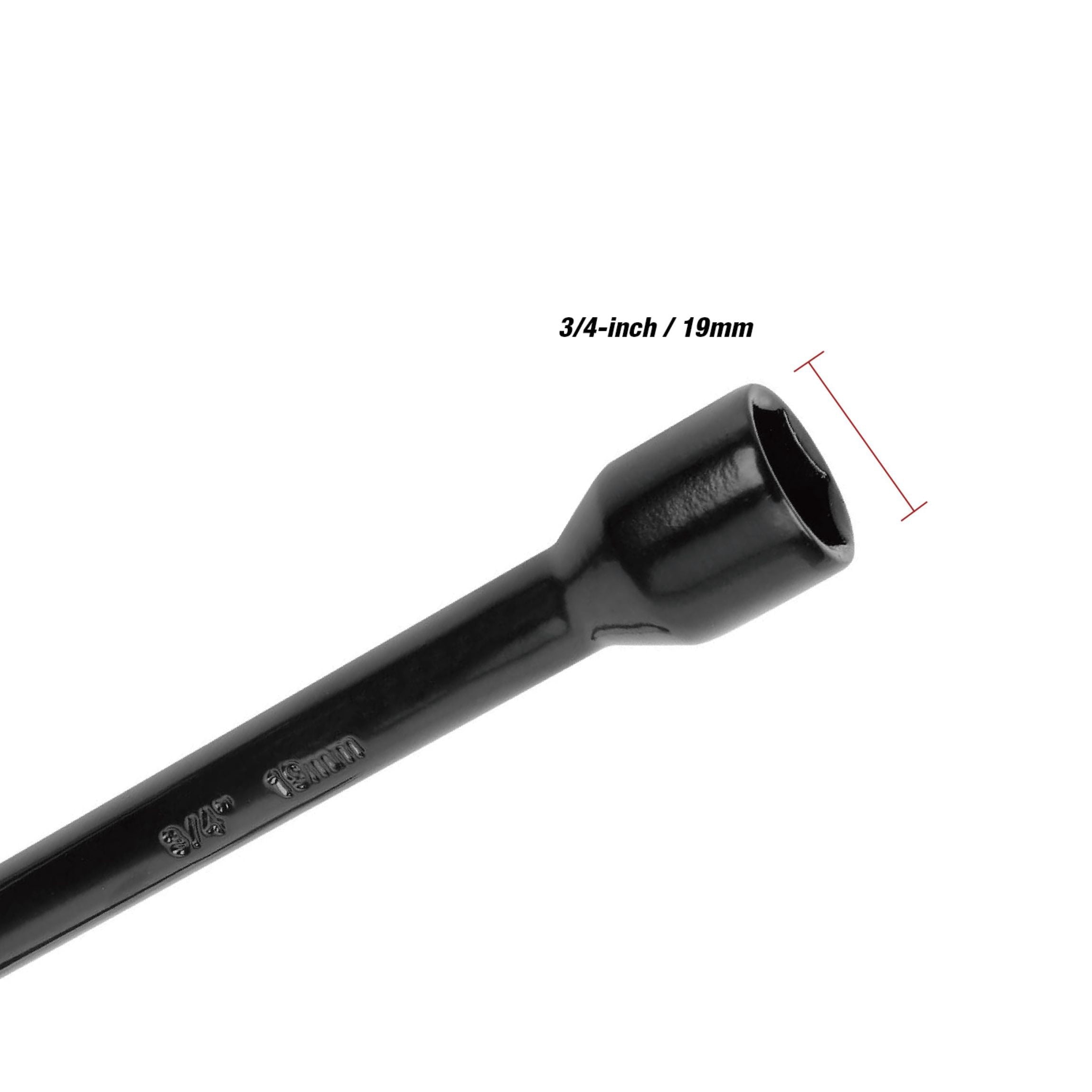 Hyper Tough 14-inch Powder Coated Lug Wrench for Tire Replacement